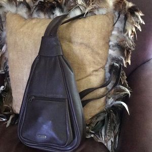 Overland European leather backpack